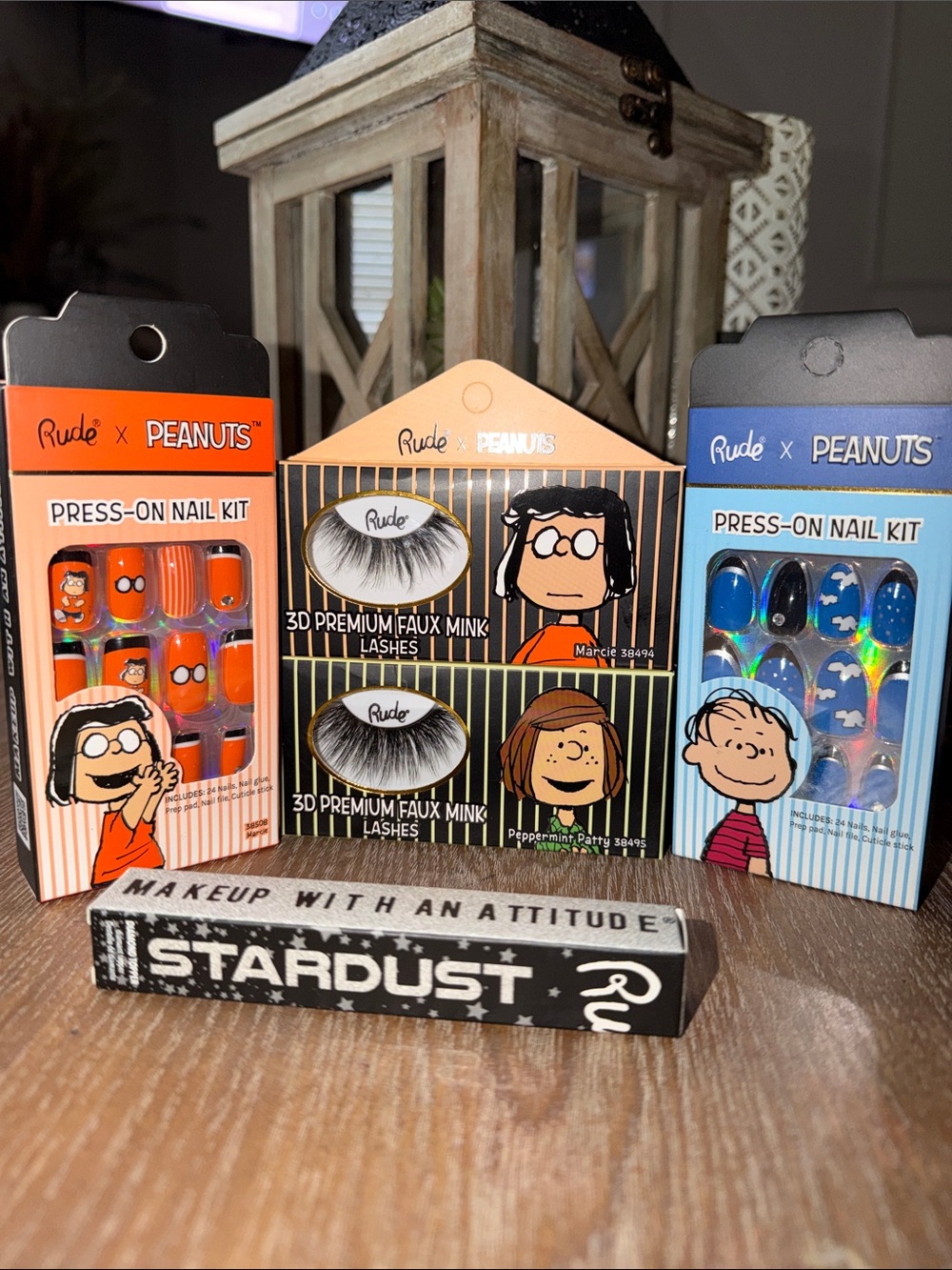 RUDE x Peanuts Press-On Nail Kits & Faux Mink Lashes Bundle & Diamond Topper!